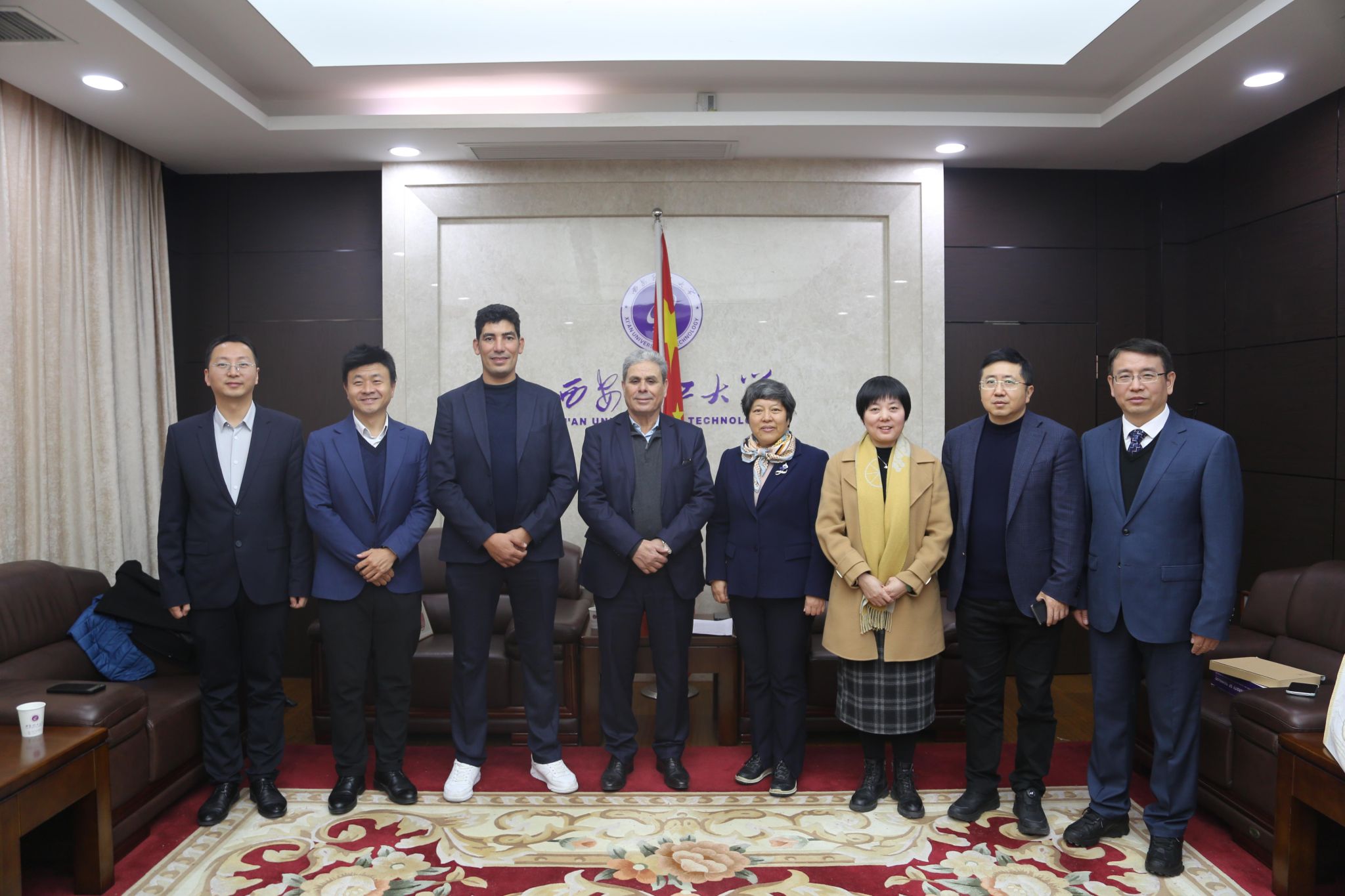 摩洛哥高等教育、科学研究与创新部高级顾问、国家科学院院士Yahia Boughaleb一行来访KY开元